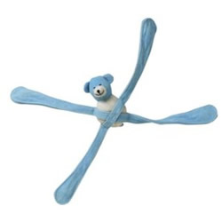 Babypulls Blue Bear Dog Tug Toy