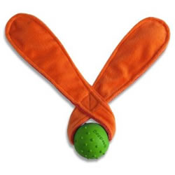 Ears Dog Tug Toy - Orange